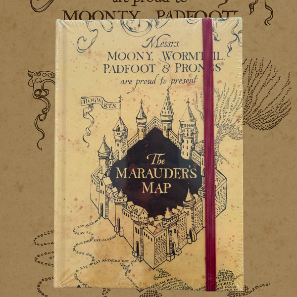 LIBRETA HARRY POTTER MAPA MERODEADOR