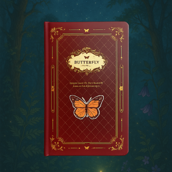 LIBRETA VINTAGE MARIPOSA