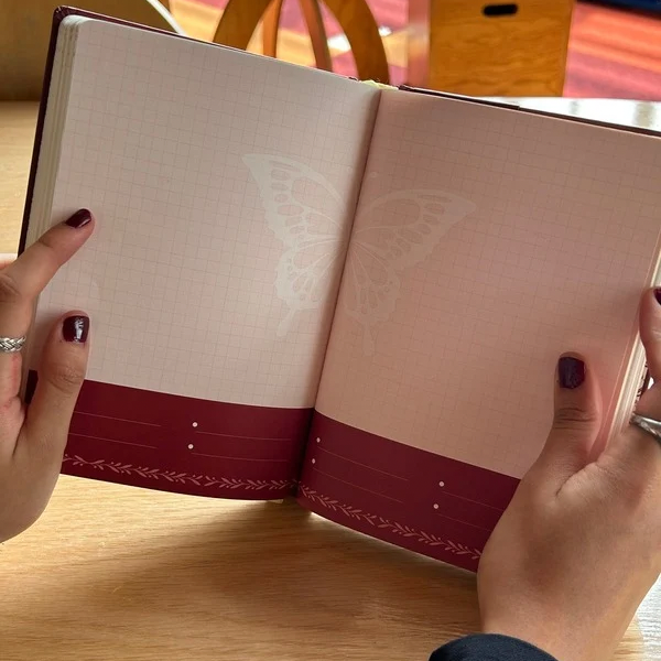 LIBRETA VINTAGE MARIPOSA